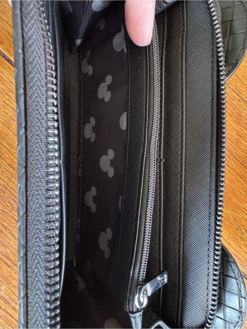 Loungefly Black Fireworks Mini Backpack w/Matching Wallet 100th year celebration